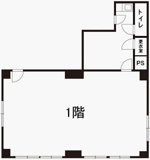 賃貸オフィス間取り図