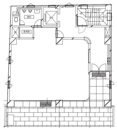 賃貸オフィス間取り図