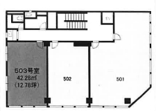 賃貸オフィス間取り図