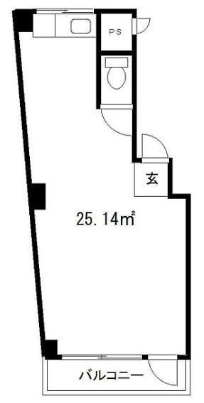 賃貸オフィス間取り図