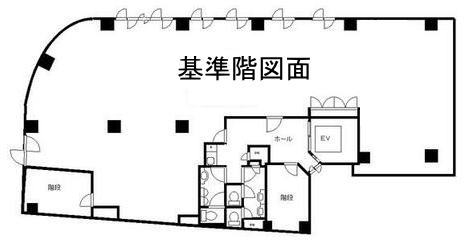 賃貸オフィス間取り図