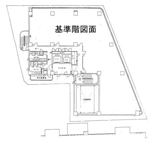 賃貸オフィス間取り図