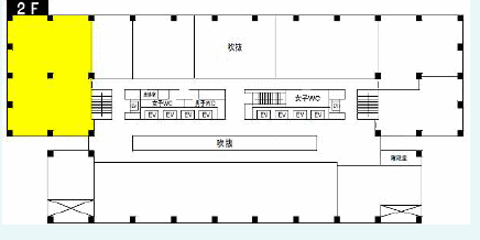 賃貸オフィス間取り図