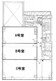 賃貸オフィス間取り図