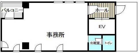 賃貸オフィス間取り図
