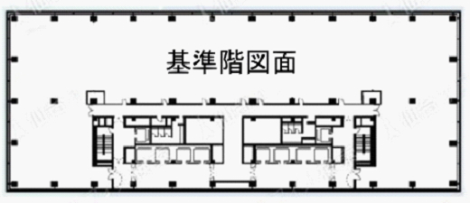 賃貸オフィス間取り図