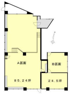 賃貸オフィス間取り図