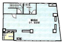 賃貸オフィス間取り図