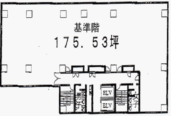 賃貸オフィス間取り図