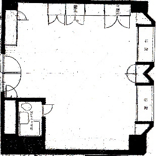 賃貸オフィス間取り図