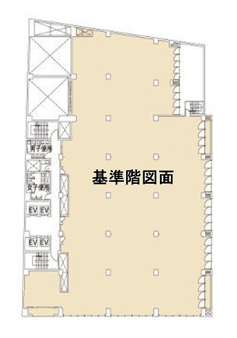 賃貸オフィス間取り図