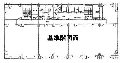 賃貸オフィス間取り図