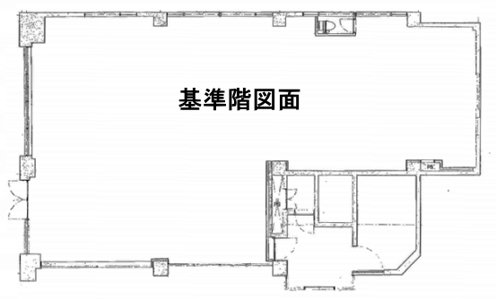 賃貸オフィス間取り図