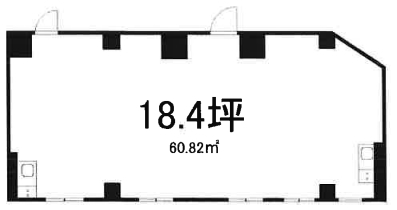 賃貸オフィス間取り図