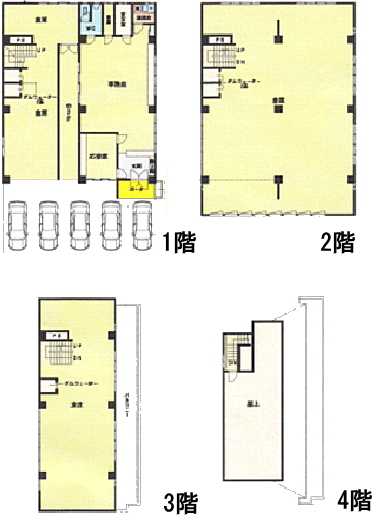 賃貸オフィス間取り図