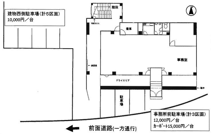賃貸オフィス間取り図