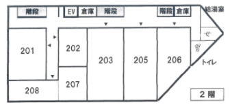 賃貸オフィス間取り図