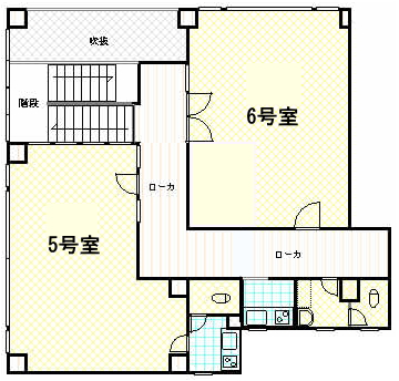 賃貸オフィス間取り図