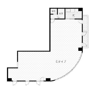 賃貸オフィス間取り図