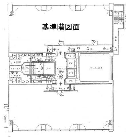 賃貸オフィス間取り図