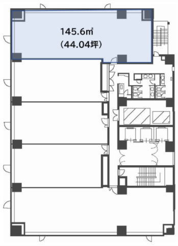 賃貸オフィス間取り図