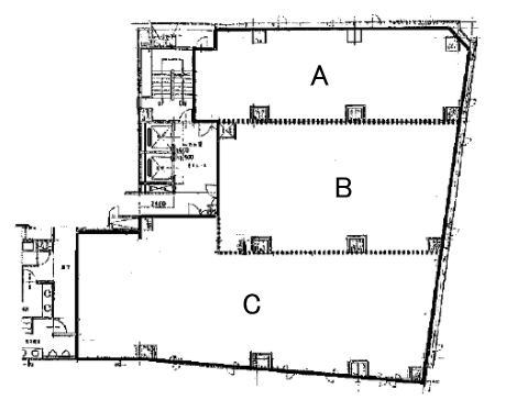 賃貸オフィス間取り図