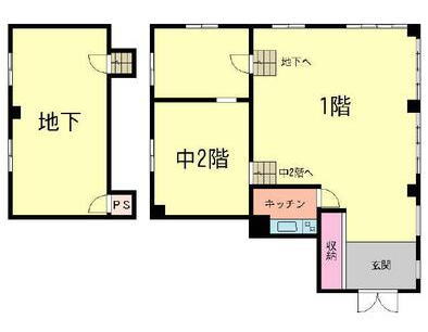 賃貸オフィス間取り図