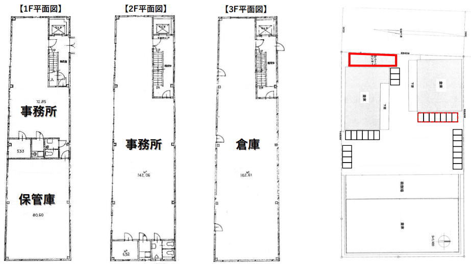 賃貸オフィス間取り図