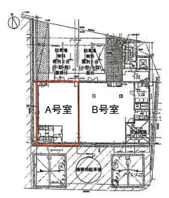 賃貸オフィス間取り図