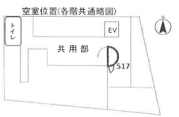 賃貸オフィス間取り図