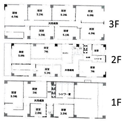 賃貸オフィス間取り図