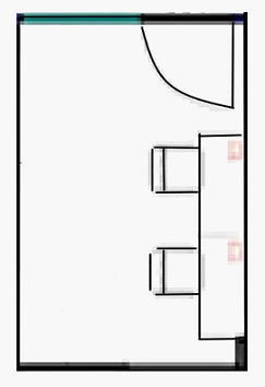 賃貸オフィス間取り図