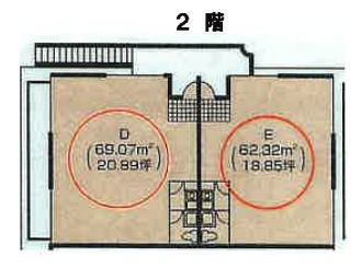 賃貸オフィス間取り図