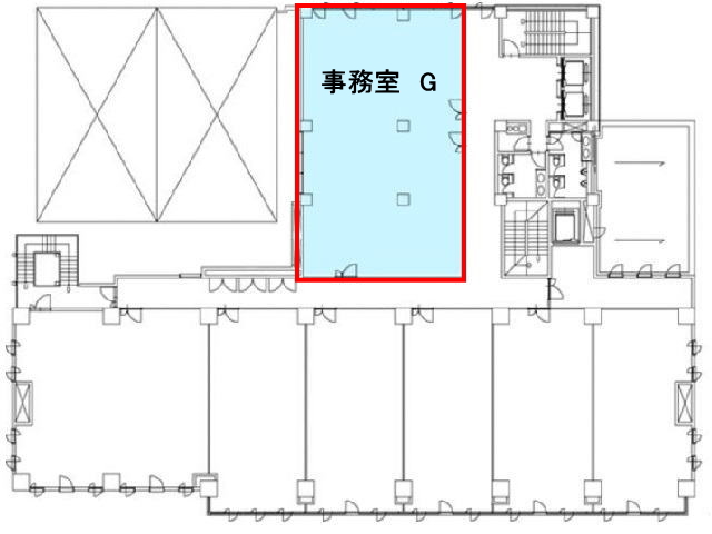 賃貸オフィス間取り図