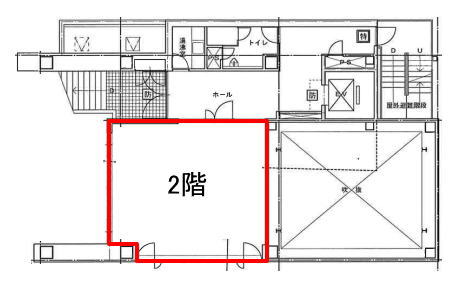 賃貸オフィス間取り図