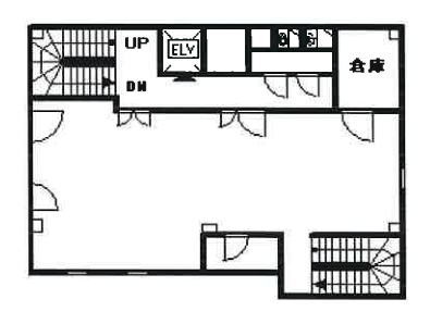 賃貸オフィス間取り図