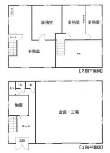 賃貸オフィス間取り図