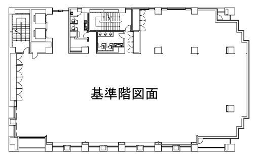 賃貸オフィス間取り図