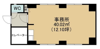 賃貸オフィス間取り図