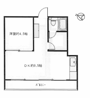 賃貸オフィス間取り図