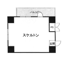 賃貸オフィス間取り図