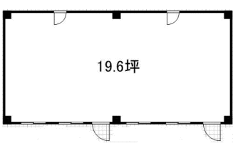 賃貸オフィス間取り図