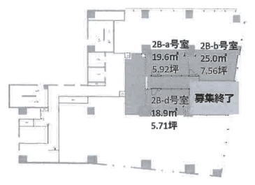 賃貸オフィス間取り図