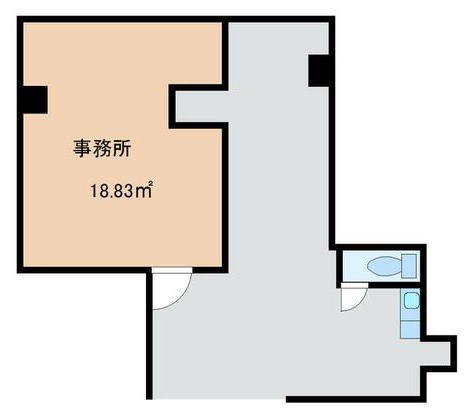 賃貸オフィス間取り図