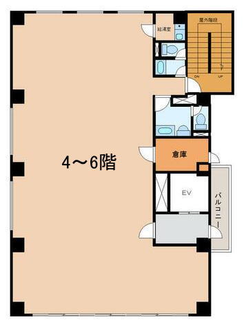 賃貸オフィス間取り図