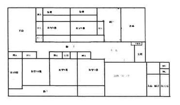 賃貸オフィス間取り図