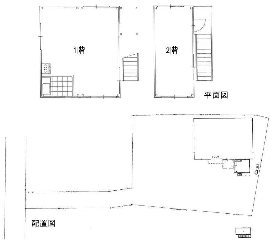 賃貸オフィス間取り図