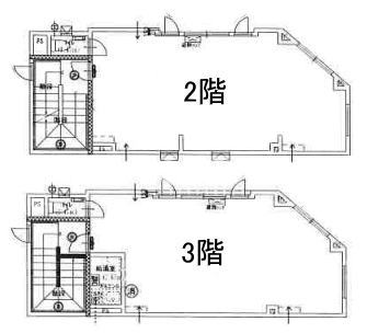 賃貸オフィス間取り図