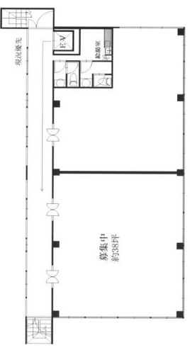 賃貸オフィス間取り図