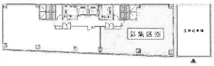 賃貸オフィス間取り図